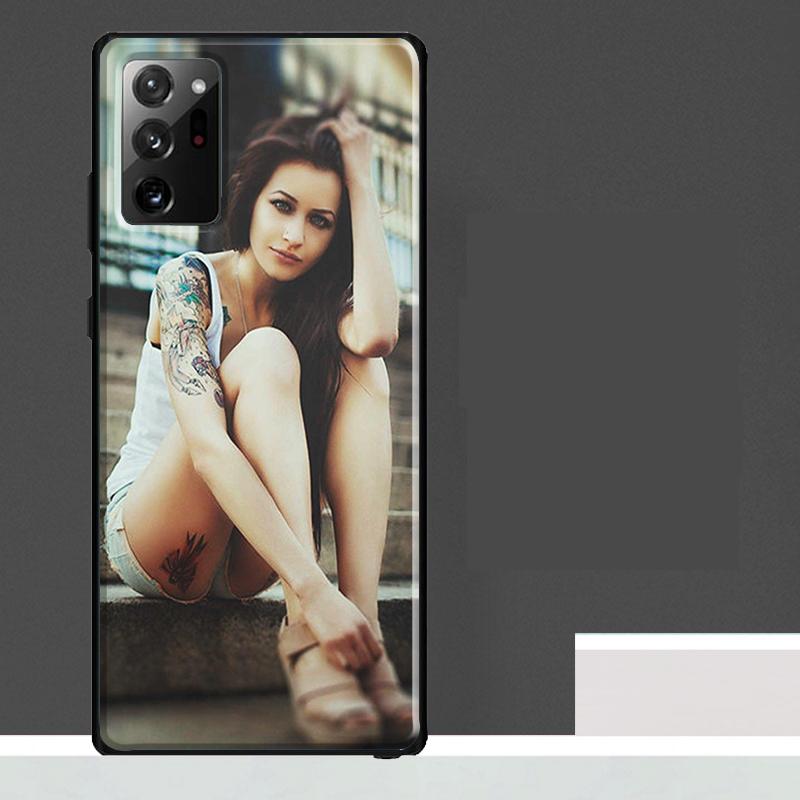 Sexy Tattoo Girl Case For Samsung Galaxy S25 Ultra S23 S22 S21 S24 Ultra S9 S10 S20 Plus S25 FE Phone Cover