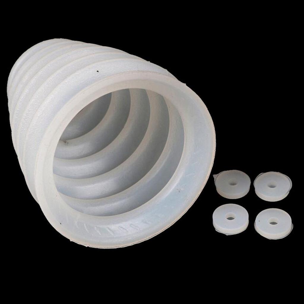 1 Piece Rubber Dust Collector For Drill