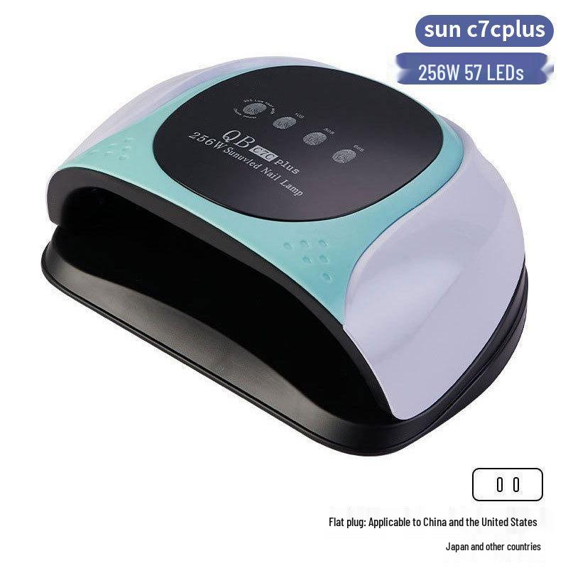 Dazzling 256W LED Nail Curing Lamp, Quick Dry Gel Lamp for Salon Use