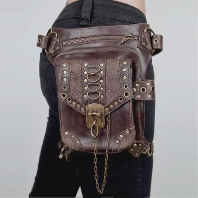 Steampunk Gothic Unisex Mini Messenger & Reise-Gürteltasche