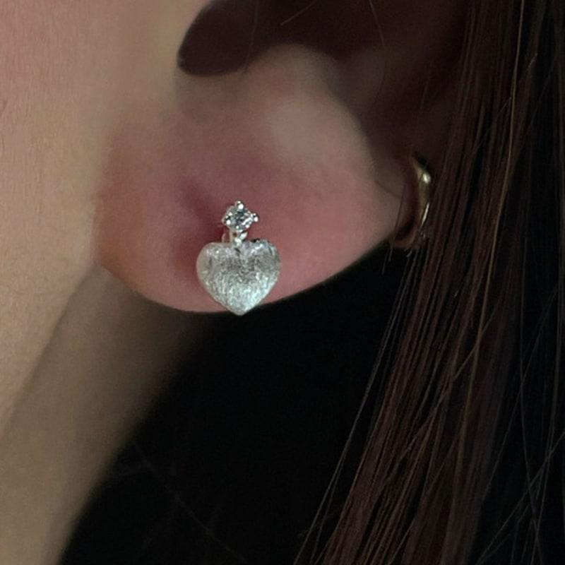 MARQUEMENT heart coi earrings