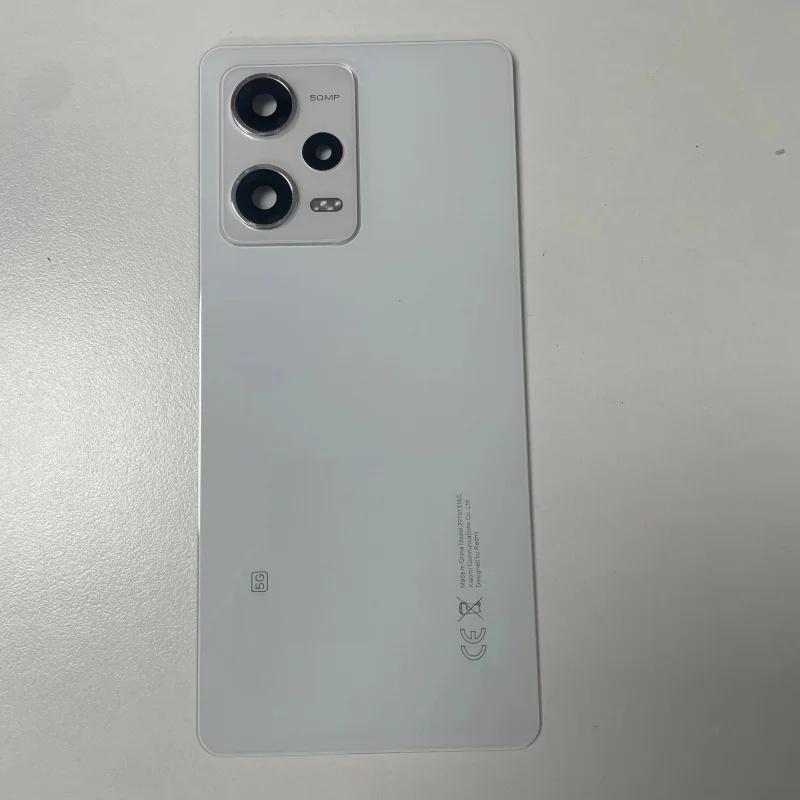 For Redmi Note 12 Pro 5G 22101316 C 22101316 I Battery Back Cover Glass Rear Housing Panel Case Replacement With Lens