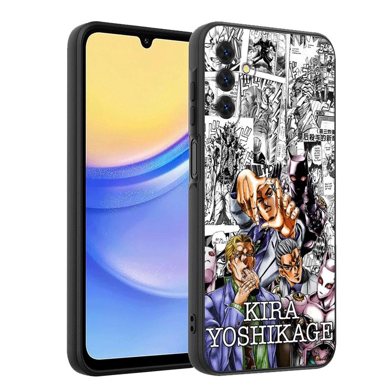JoJo Adventure Killer Queen Soft Phone Case for Samsung A17 A37 A57 A16 A26 A36 A56 A15 A25 A35 A55 A14 A24 A34 A54 A13 A23 A33