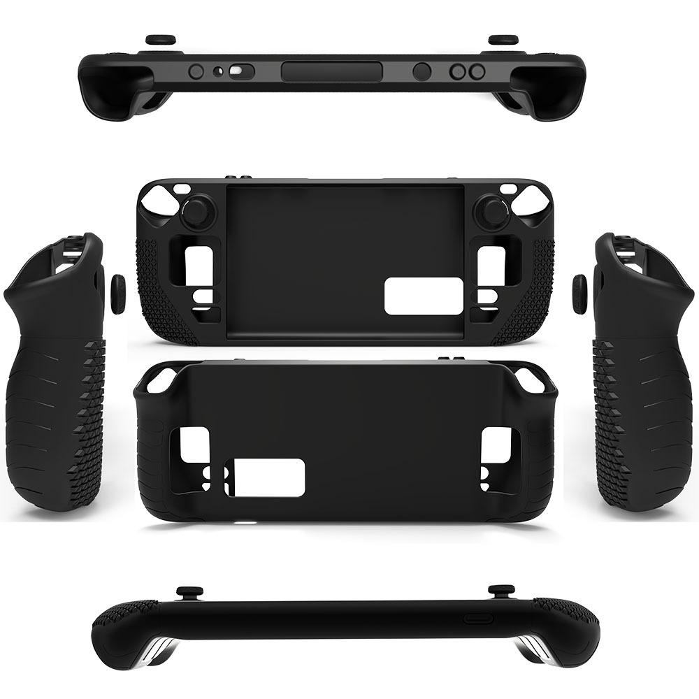 1× Soft TPU Grip Game Cover Shockproof Skin Shell Protective Case For Steam Deck