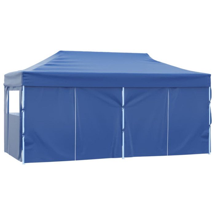 VidaXL Tente de Réception Pliable avec 4 Parois Tonnelle de Jardin Tonnelle de Patio Pavillon de Terrasse Auvent d'Extérieur 48865
