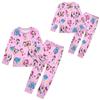 Children's Fashion Suit Skirt Round Neck Long Sleeve Top Pants