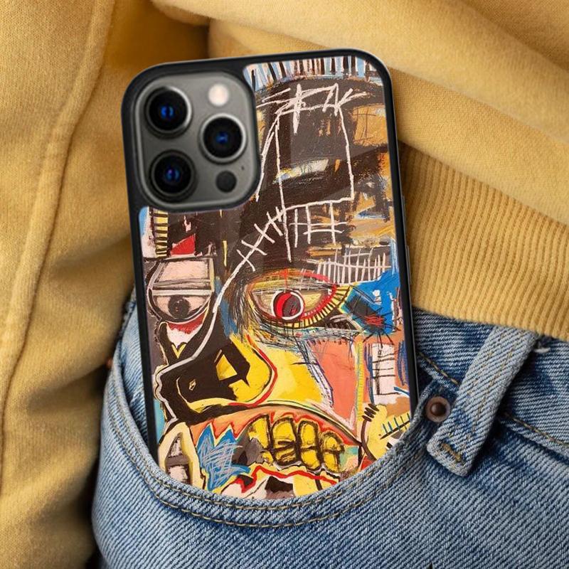 Street Graffiti Painting Soft Phone Case for iPhone 17 Air 16e Pro Max 15 Pro 13 14 Plus 11 12 MagSafe Magnetic Coque