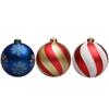 3/2/1Pcs Pumpkin Balls Christmas Tree Ornament Plastic New Year Christmas Gifts Boxes Pendant Hanging Ornament