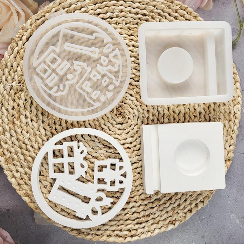 Present Box Silicone Mold Silicone Tealight Candle Holder Silicone Mold For Art Crafts Tools & Home Decoration Creative
