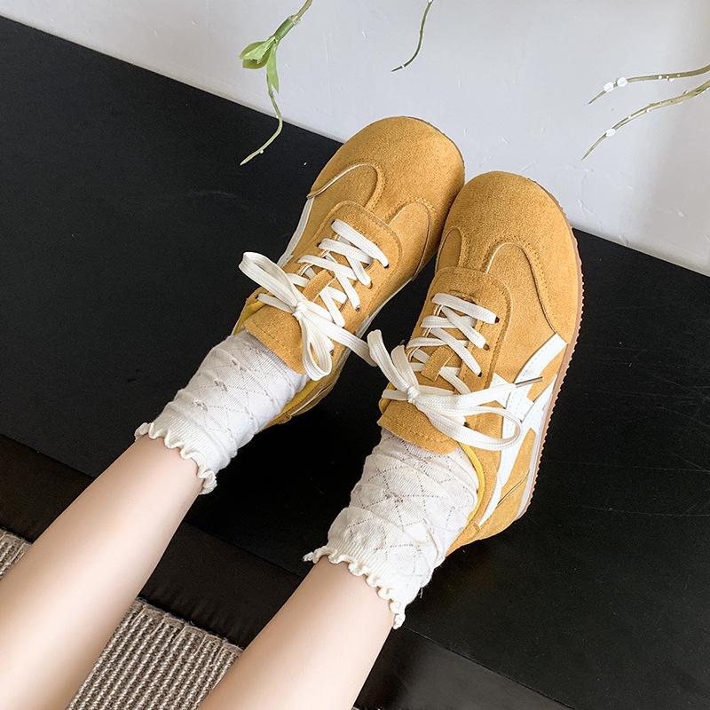 Forrest Gump shoes flat women's shoes 2025 German training shoes versatile new spring and summer retro feet small casual sports shoes