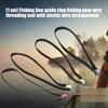 Fishing Line Guide Threader with Flexible Cord for Feeding Line Through Fishing Rod Guides During Line Changes