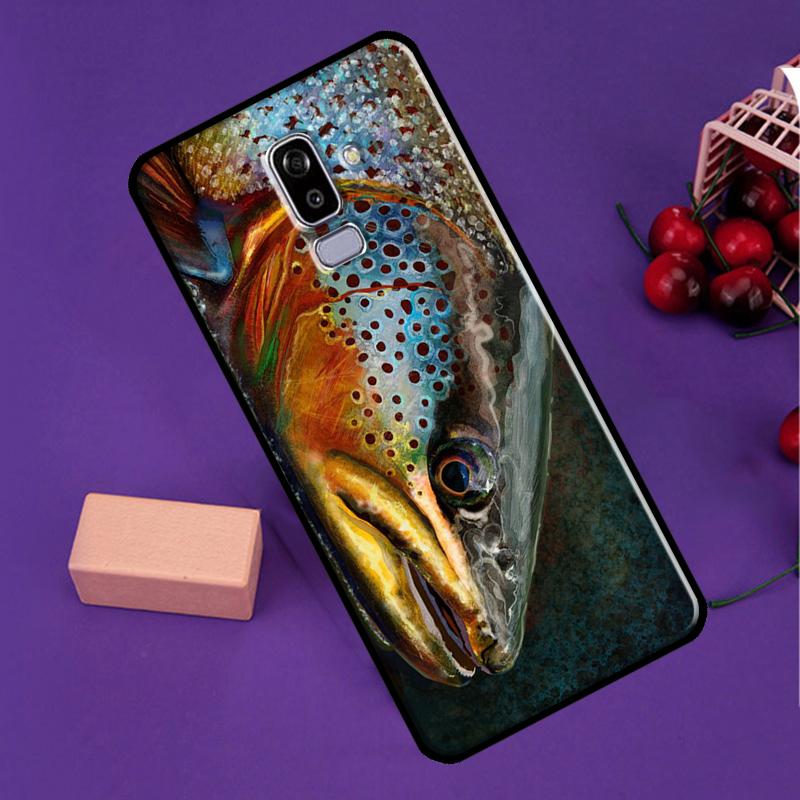 Rainbow Trout Fishing Skin For Samsung Galaxy M35 M55 M15 M56 M36 M16 M31 M11 M13 M53 M12 M32 M52 M14 M34 M54 M06 Case
