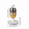 Transparent Hanging Bird Feeder Rust-resistant Automatic Bird Feeder  Garden