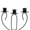 Candle Holder Metal Candlestick Candelabra Iron Candleholder Candles Stand for Living Room