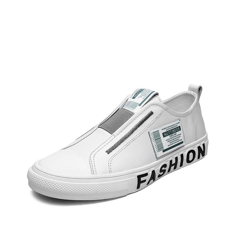 Quality Men'S Shoes Casual Sneakers Men Genuine Leather Loafers Spring Autumn Men'S Slip On Shoes Fashion Male Walking Footwear