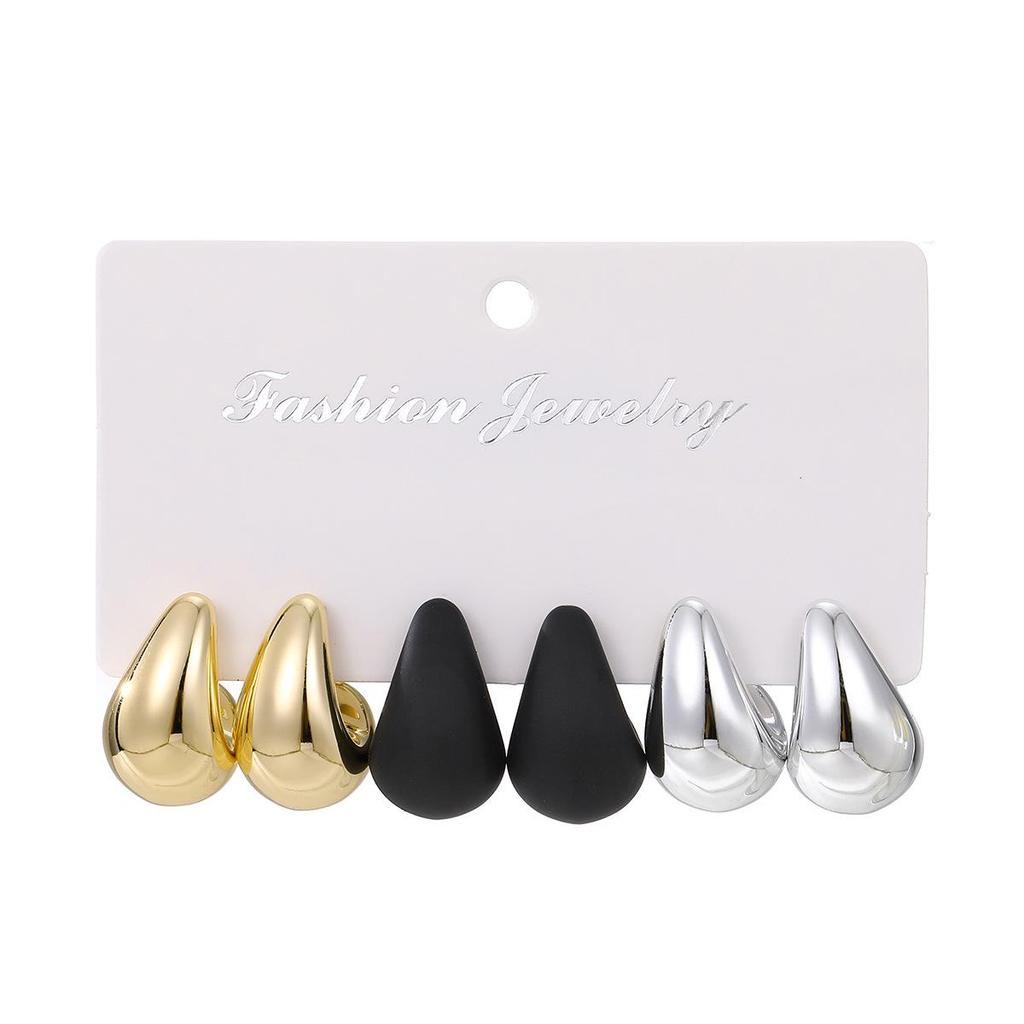 Mehrfarbige Wassertropfen-Ohrringe: Kühnes, Vielseitiges Design mit europäischem und amerikanischem Flair