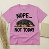 Rottweiler Nope Not Today Funny Dog T Shirt Unisex Gift Dog Lover Gildan Tee