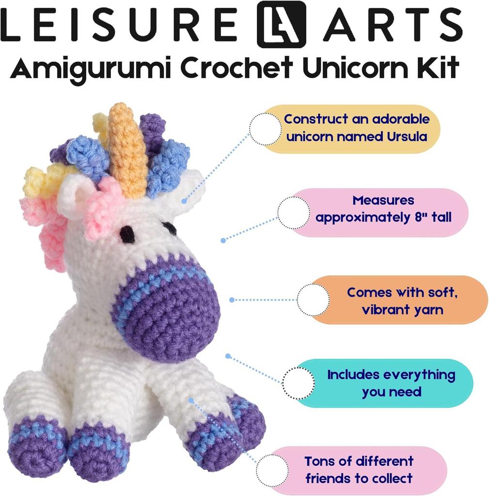 DIY Crochet Kit for Beginners, Complete Hand Knitting Supplies with Tools & Tutorial, Creative Doll Making Craft Set for Home Decor Gift