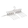 FLaundry Laundry Hanger - Easy To Remove, Gentle Drying, 8-Hook One-Touch Hanger, 52.5cm (W) X 41cm (H) X 25.5cm (D), Clothes Drying Rack, Prevents