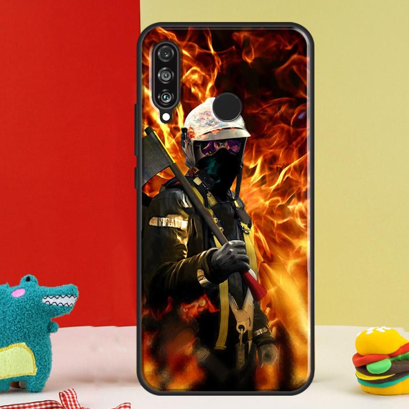 Feuerwehrheld Für Huawei Nova 9 10 SE 12i 12s 11i 5T Y91 Y90 Y60 Y70 Y72 Y61 P60 Pro P20 P30 P40 Lite Hülle