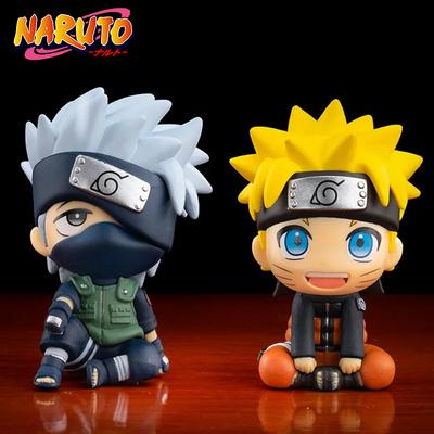 Horká 10cm Anime figurka Naruto Uzumaki Naruto Kakashi Uchiha Sasuke Itachi Roztomilé hračky Q Figurals Akční figurka Model