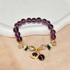 Luxury Crystal Beads Bracelet Hand Jewelry Vintage Beaded Bracelet Zircon Inlay Pendant  Friends