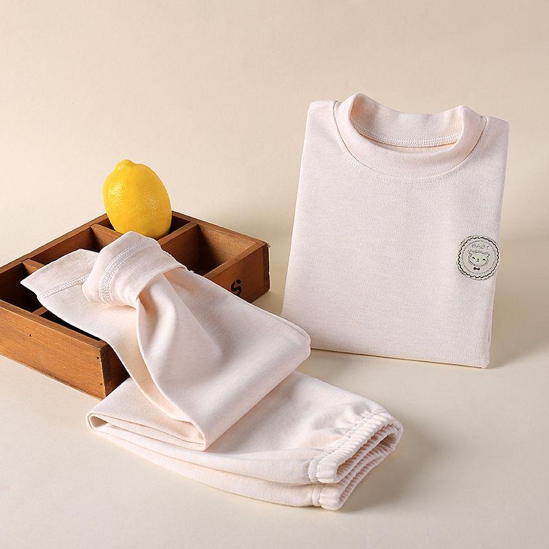 Verdicktes Samt Kinderunterwäsche-Set - Weiches Herbst-/Winter-Oberteil & Unterteil für Baby Jungen & Mädchen