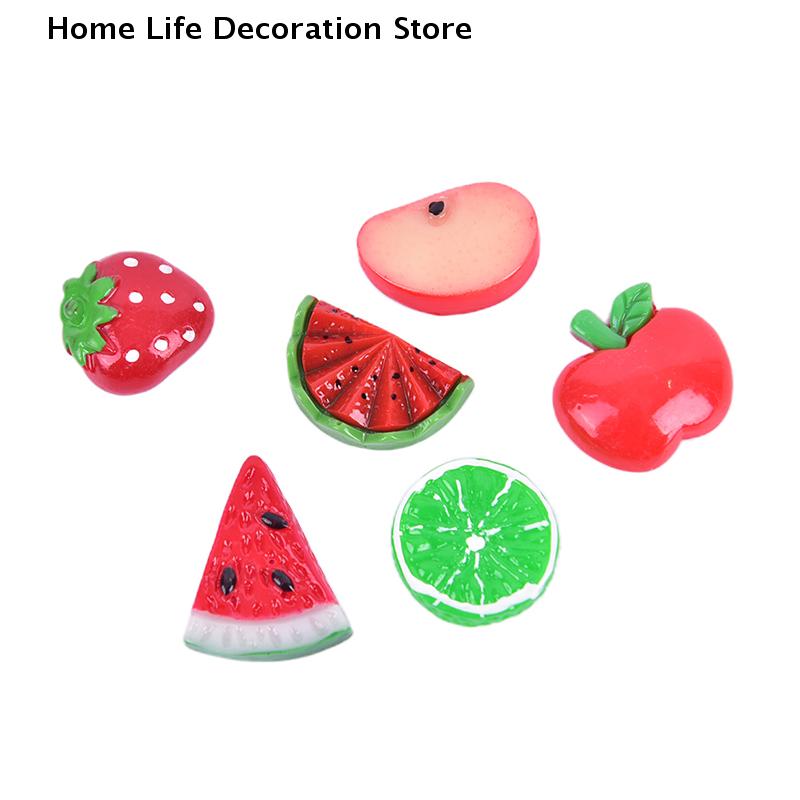 10 Stück Niedliche Kühlschrankmagnete für Cartoon-Fruchtmagnete für Kühlschrankdekoration Lustige Erdbeer-, Wassermelonendesigns für DIY-Kinderspielzeug