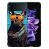 French Bulldog Dog Pug Coque For Samsung Z Flip7 6 Galaxy Case Shockproof Z Flip5 Z Flip3 4 5G Hard Cover Phone TPU PC Hard Fun