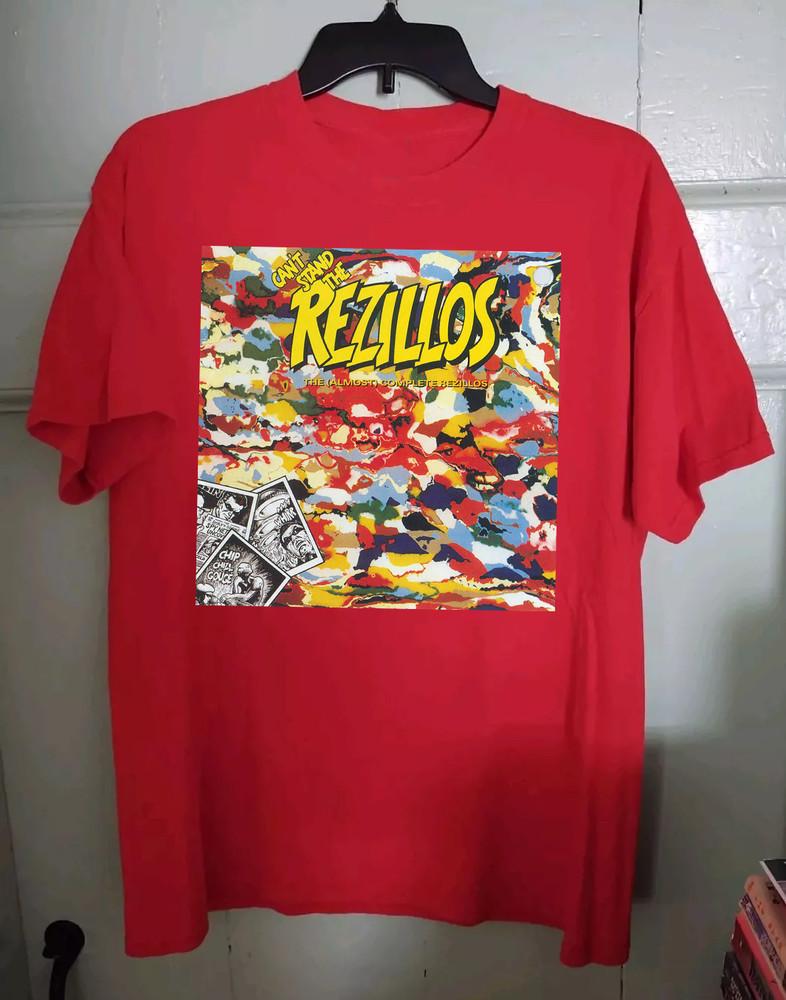 The Rezillos Ненавижу The Rezillos Футболка Размер S-5XL TT1140 Унисекс Футболка XXXXL