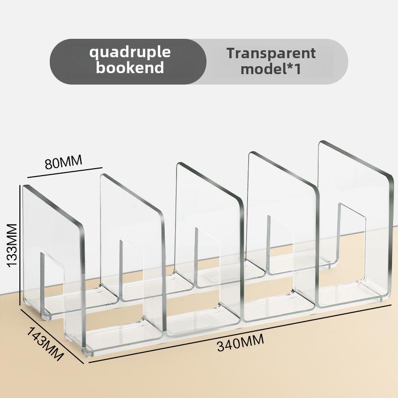 Transparent Acrylic Book Stand and Reading Rack