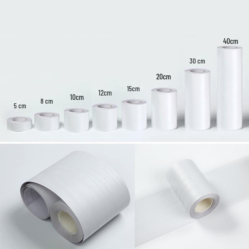 Wood Grain Self-Adhesive Veneer: 10m Decorative Strip for Covering Blemishes and Holes On Floors, Doors, and Furniture.