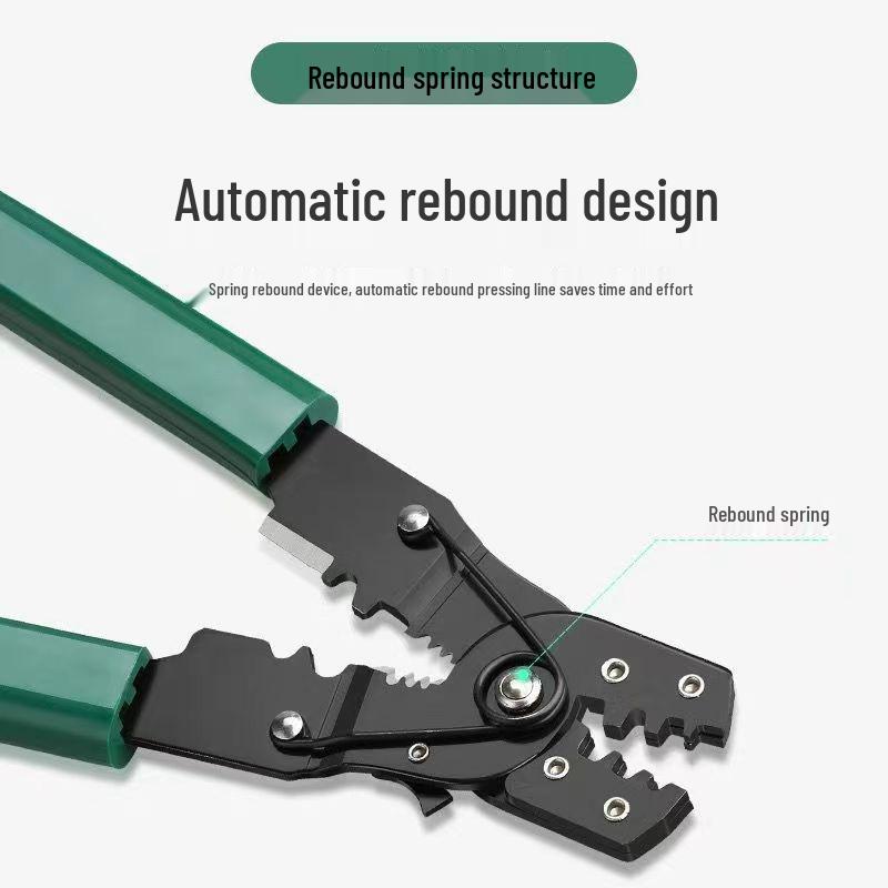 Multifunctional Electrician's Pliers: Crimping, Wire Stripping, and Terminal Pressing Tool