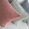 45x45cm Classic Striped Living Room Sofa Cushion Cover With White Ball Cotton Throw Pillow Case Home Decoration