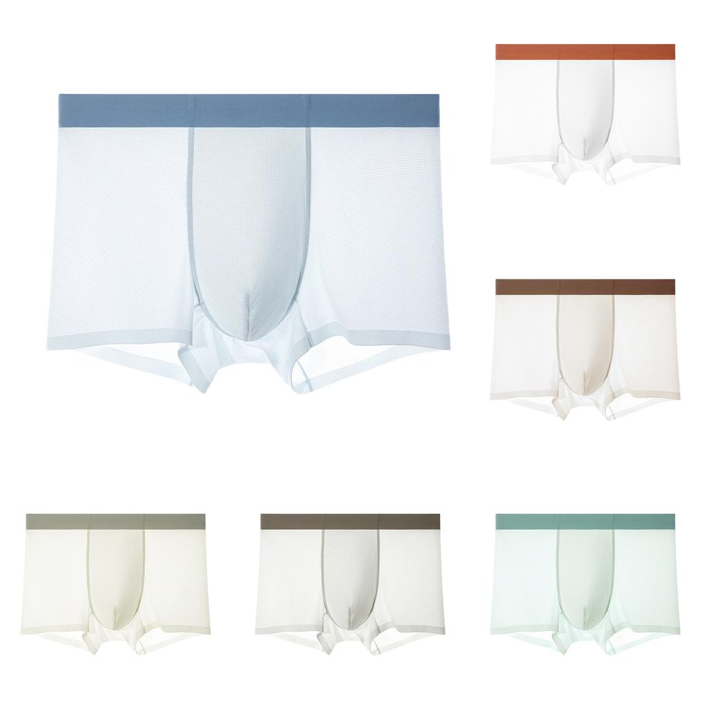 Men Briefs Seamless Breathable Lightweight Underwear Soft Stretchy Waistband Daily Wear Trunks Design Comfort Fit
