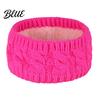 Cold Weather Ear Protection Winter Knitted Headband for Women Soft Fleece Lined Thermal Hair Outdoor Sports Warmer Band Thickened Plush Elastic Band