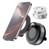 Magnetic Vacuum Adsorption Car Phone Mount 360° Rotatable Suction Cup Phone Holder Folding Mobile Phone Stand for Car/Gym/Mirror