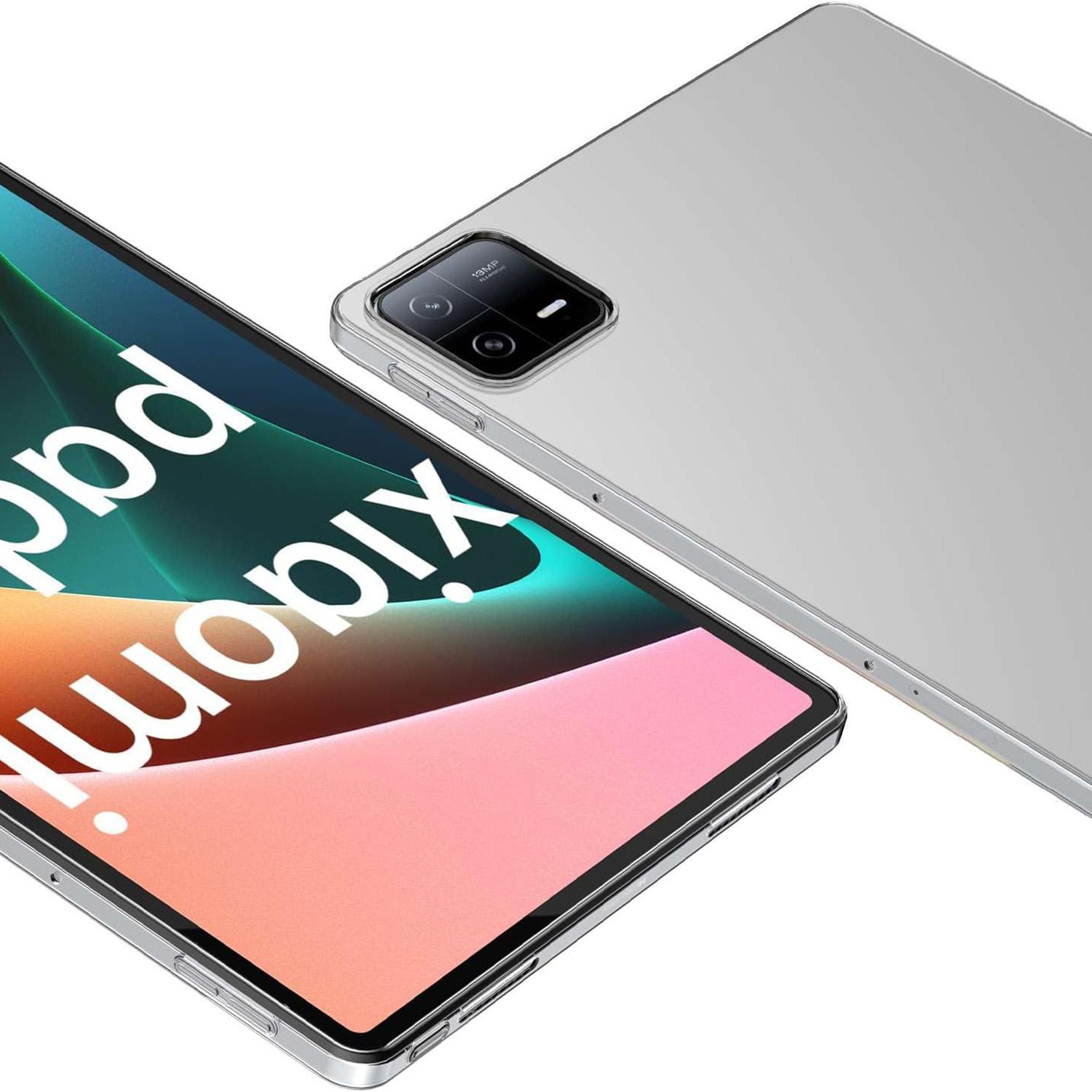 

For Xiaomi Pad 6 Pro/Pad 6 Clear TPU Cover HD Transparent Tablet Case Drop Protection Shell A