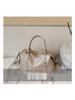 Boston Bag Women PU Large Capacity Studded Travel Office