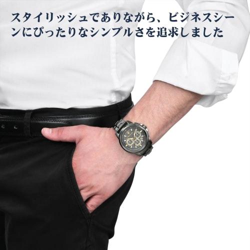 Maserati Men's Successo Series Chronograph Quartz Watch with Gray Dial, Luminous Dial Hands, 5 ATM Water Resistance, Japanese Movement, Officially Aut