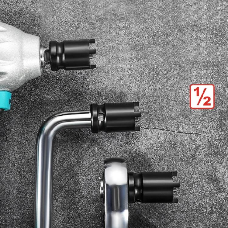 2pcs Angle Grinder Wrench Attachment with 1/2Inch Socket Adapter Compatible for All 1/2 (12.5mm) Connectors Power Wrench
