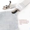 Adjustable Bed Sheet Tensioner, 8 Pieces Elastic Sheet Tensioner, White Sheet