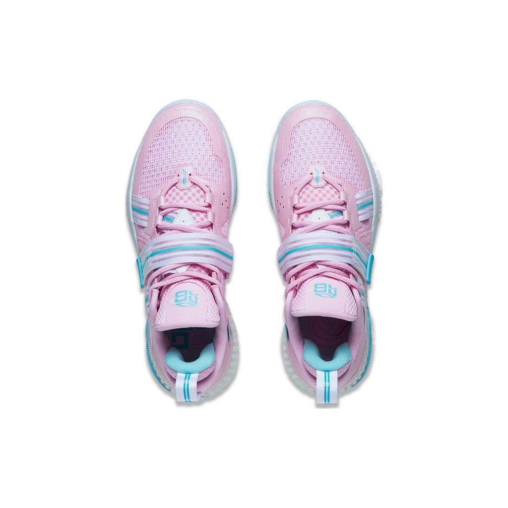 Li Ning Fury TPU-Dämpfung Unterstützung Niedrige Basketballschuhe Herren Erstes Rosa Lotus ABFT019-6
