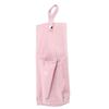Curling Iron Storage Bag Heat Resist Curling Iron Holder Bag Hair Tools Hanging Storage Pouch for Home Travel Pink