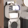 Wasserdichter Toilettenpapierhalter, Wandmontage, Papierhandtuchhalter, Regal, Toilettenpapierfach, Rollenpapier-Aufbewahrungsbox