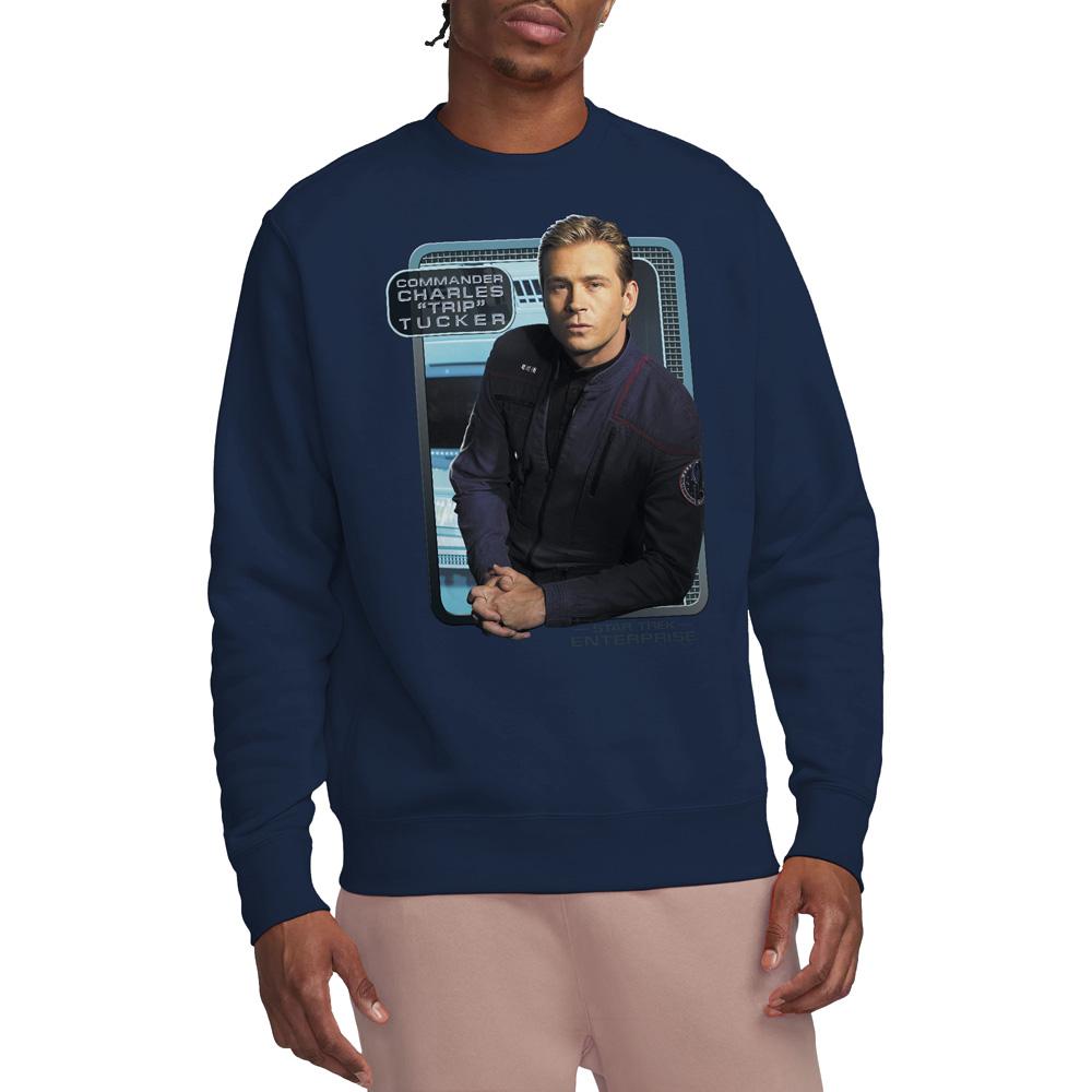 STAR TREK Unisex Adult Trip Tucker Sweatshirt