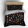 Cartoon Monster Print Kids Decor Multiple Sizes Kid'S And Adults' Bedroom Exquisite 3Pc Bedding Set, Gift