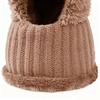 Winter Hats For Women Cold Weather Beanie With Neck Gaiter Fleece Lining Knit Warm Hat With Ear Flaps For Cold Weather Autumn