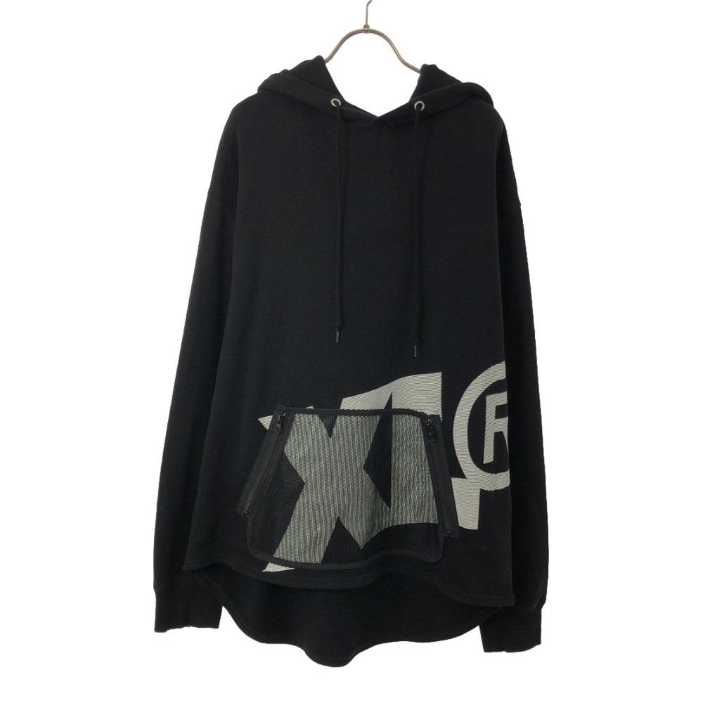 

XLARGE Print Long sleeve Sweatshirts L black pullover sweatshirt Men s Used