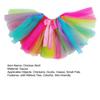 Chicken Tutu Skirt Rainbow Pet Skirt Gauze Tutu Skirt with Ribbon Ties for Your Hens Ducks Geese Small Dogs Holiday Outfit